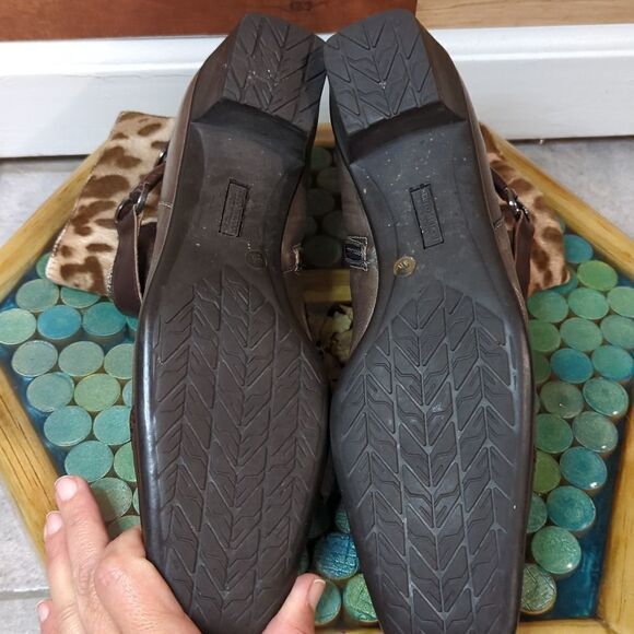 Size 9. Sesto meucci mixed media Italian zip up boots - Picture 6 of 6